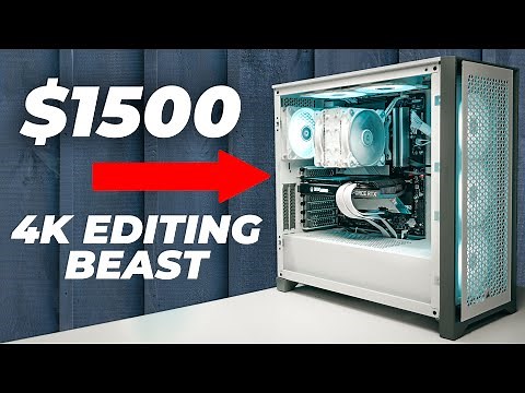 Best Bang For Buck Video Editing PC 2022 - $1500 Workstation You CAN Build Right NOW!