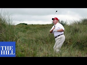 WATCH: President Trump goes golfing during G-20 virtual summit session