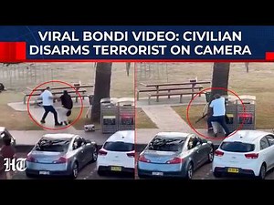 Bondi Beach Shooting Chilling Video: Moment Hero Bystander Takes Down Shooter on Camera | Australia