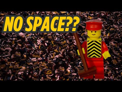 How to store Lego in your shelf city
