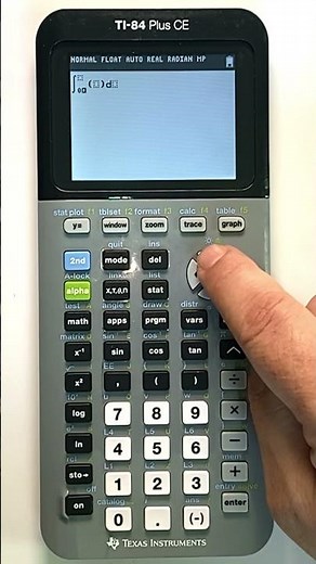 TI 84 fnInt - How to calculate an integral on your GDC