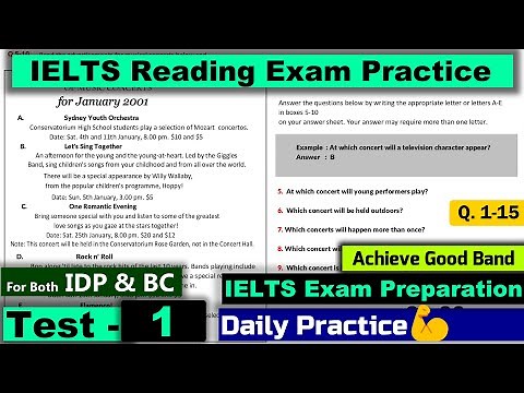 IELTS Reading Practice Test 2025 with Answers [Real Exam - 1 ]