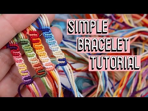 Candy Wave Bracelet Tutorial [CC] || Friendship Bracelets