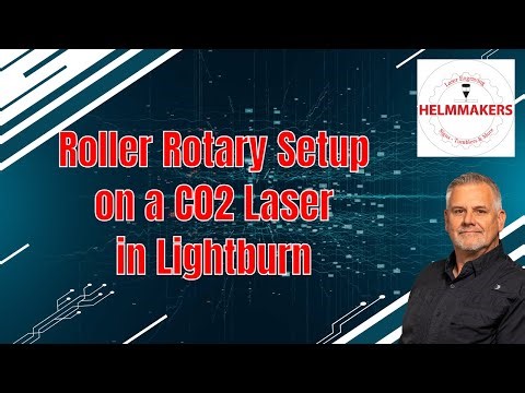 Perfect Rotary Setup for CO2 Laser Engraving