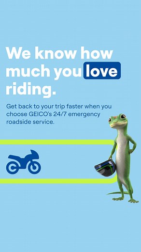 For motorcycle insurance that gets you more, switch to GEICO. | GEICO | Facebook
