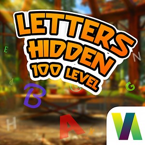 Hidden Letters 100 Levels : Find Alphabets 3