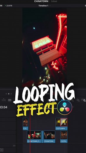 Easy Looping Video Transition Tutorial in Davinci Resolve