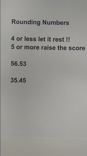 Rounding Decimals #math