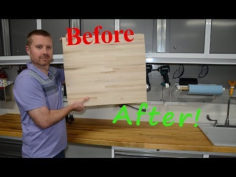 Butcher Block Countertop | Finishing and Installing