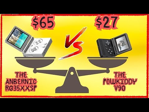 Anbernic Rg35xx SP vs the Powkiddy V90: Is the SP worth the extra $40?