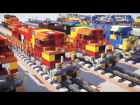 Minecraft Unstoppable AWVR 777 767 Train Tutorial (NEW)