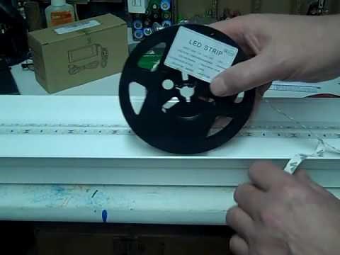 LED Strip Light | Convert a 4ft Flourescent Shop Light To LEDs