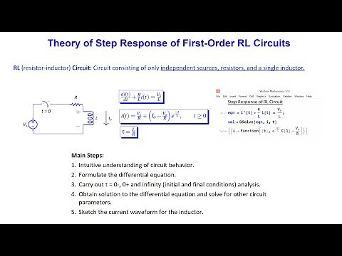 Demystifying Step Response of a First Order RL Circuit