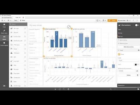 26 How to add Reference Lines in Qlik Sense Bar Chart