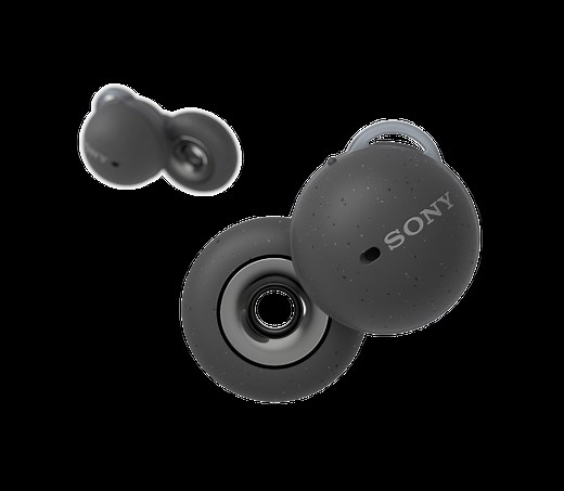 Sony LinkBuds True Wireless Open-Ear Earbuds, Dark Gray