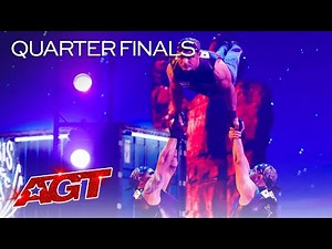 Rialcris Performs AMAZING Hand Balancing on AGT - America's Got Talent 2021