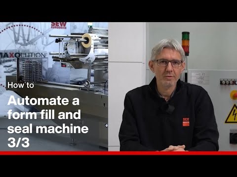 Automate a form fill and seal machine in three steps 3/3 | SEW-EURODRIVE