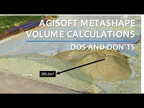 The RIGHT way to Calculate Volumes with Agisoft Metashape