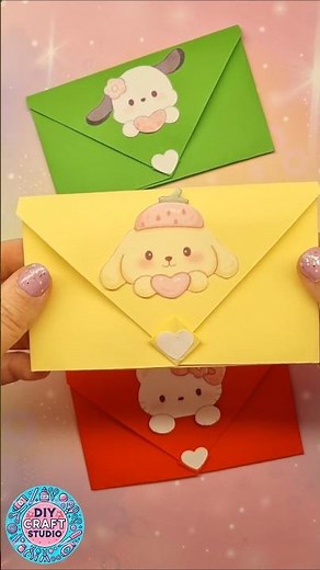 How to Make Paper Envelope l Easy DIY Origami l Easy Envelope for money or stickers #shorts