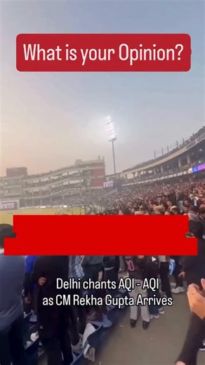 Subhajit Mukherjee Foundation on Instagram: "What is your opinion? With 500 AQI. #Messi Is hardly visible in the stadium. #AQI #Delhi"