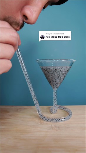Drinking Frog Eggs: A Unique ASMR Experience