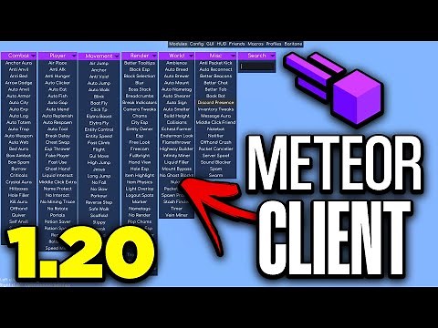 How to Install Meteor Client for Minecraft 1.20 - Full Guide