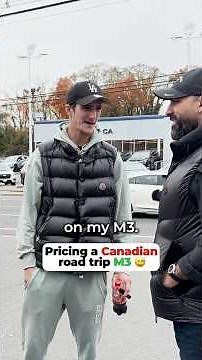 Canadian drove in to get his road trip M3 priced, and it has crazy miles