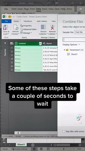 Excel tip combine excel files with power query