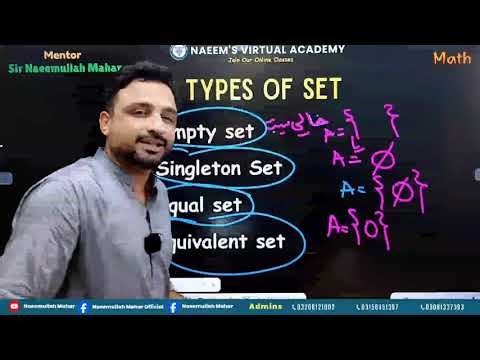 Types of set ( class 6 )