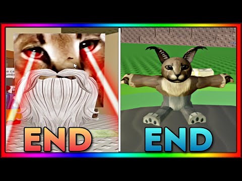 Raised By Floppa - All Endings | Roblox