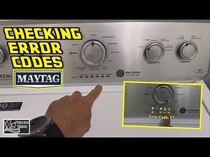 How To Check Error Codes - Maytag Washing Machine (Phillips Vision: Episode - 145)
