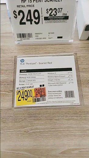 $249 HP laptop at Walmart