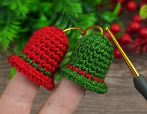 693K views · 12K reactions | Oh my God!!.. gorgeous crochet bell for the Christmas tree.. amazing crochet pattern #crochet #knitting | Aslı ile sanatsal tasarımlar | Facebook