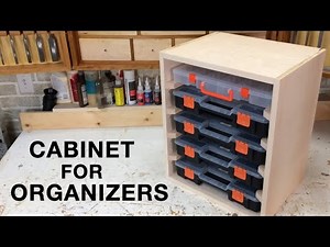 How to Build a Cabinet for Organizer Box Storage Containers with Additive Woodworking Cabinetmaking