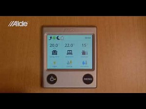 How to use the Alde 3030 control panel