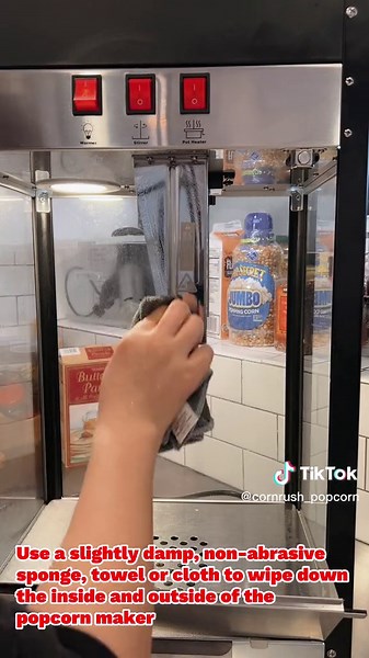 Satisfying ASMR Popcorn Maker Cleaning Routine for Mid-Week Relaxation