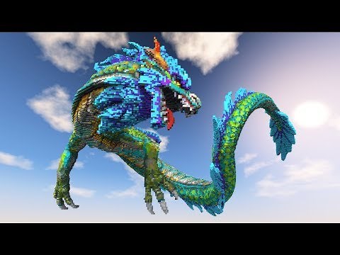 Minecraft Serpent Dragon Build