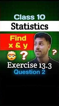Class 10 Statistics Ex 13.3 Q2 | Sure-Shot Board Exam Trick | Fastest Solution! #shorts #viral