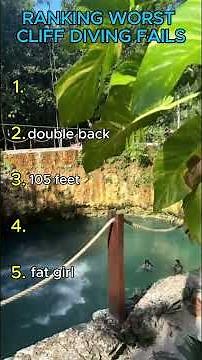 TOP 5 Worst cliff diving fails...