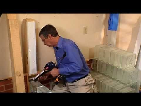 Installing Glass Block ... The Easy Way - Indoor and Outdoor How To From Home Work With Hank