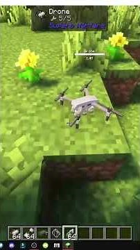 HOW TO USE explosive drones in MINECRAFT with SUPERB WARFARE