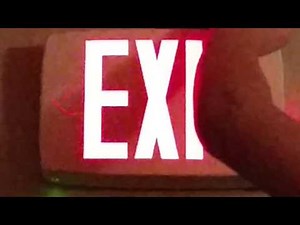 How to install a Exit Sign