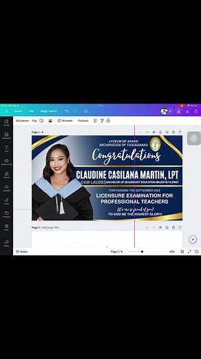 Tarpaulin Layout for Board Passers