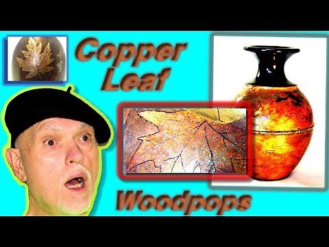 How to Apply Copper Leaf to a Wood Vase