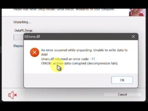 Fix ISDone.dll errors or Unarc.dll returned an error code -11 or any while installing repack games