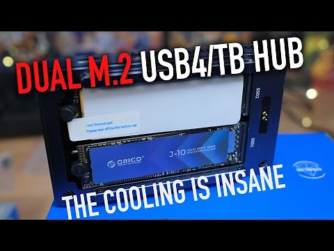 Literally the Coolest M.2 Enclosure Ever: Acasis 40GBps Dual M.2 Hub (USB4/TB)
