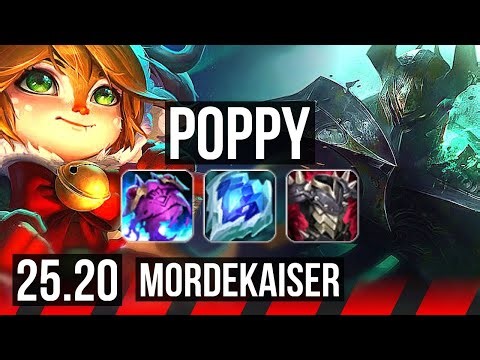 POPPY vs MORDEKAISER (TOP) | KR Diamond | 25.20