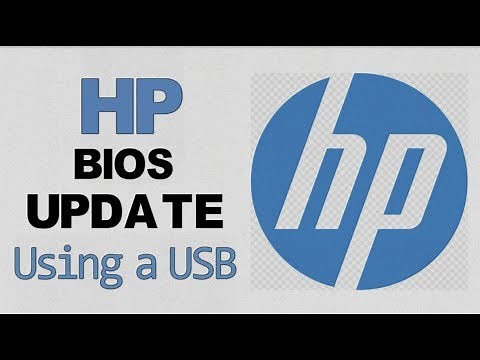 How to Update HP Bios Firmware from a USB