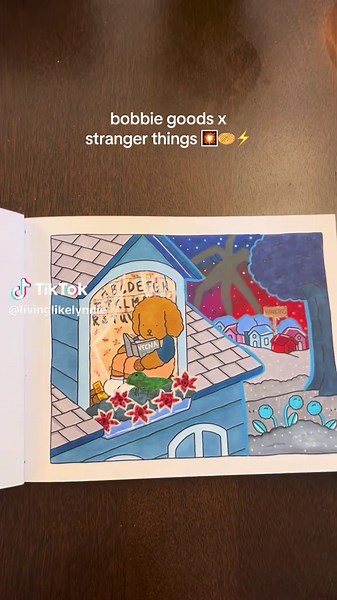 Stranger Things Coloring Book by Bobbie Goods