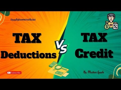 Tax Deduction vs Tax Credit Explained Like Never Before | 5 minutes